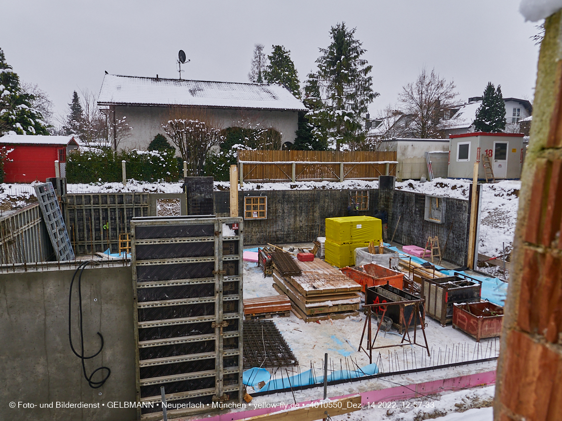 14.12.2022 - Neubau eines Mehrfamilienhause in der Niederalmstraße 16 in Neuperlach-Trudering